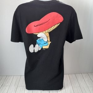 Smurfs Retro Sleepy Mushroom Tee Size Small